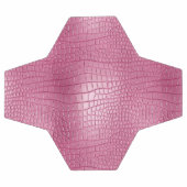 Pink Faux Alligator Animal Voetbal (Enkel)