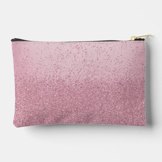 Pink Faux Glitter Valentijn Etui (Achterkant)