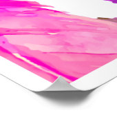 Pink Feathers Free Spirited Flamingo Art poster (Hoek)