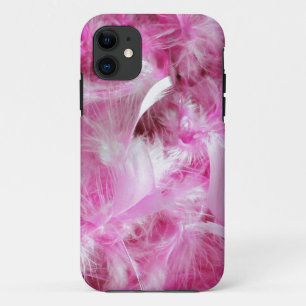 Pink Feathers iPhone 5 Hoesje