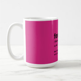 Pink Feminist Koffiemok