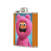 "Pink Femme Capture: Vinyl-Wrapped kolf ontwerp" Heupfles (Links)