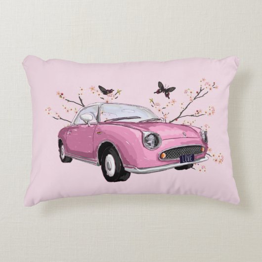 Pink Figaro accent pillow - rugkussen Accent Kussen (Voorkant)