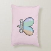 Pink Figaro accent pillow - rugkussen Accent Kussen (Achterkant (Verticaal))