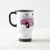 Pink Figaro travel mug - roze reisbeker (Links)