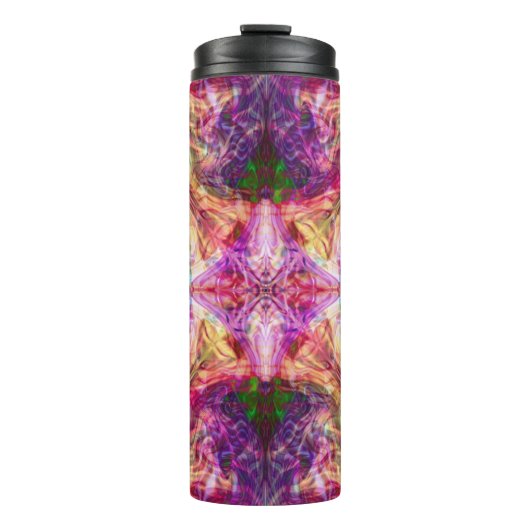 Pink Fire Vapors Thermal Tumbler Thermosbeker (Voorkant)