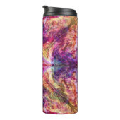 Pink Fire Vapors Thermal Tumbler Thermosbeker (Geroteerd rechts)