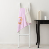 Pink Flamingo Baby Sherpa Blanket Deken (In situ)