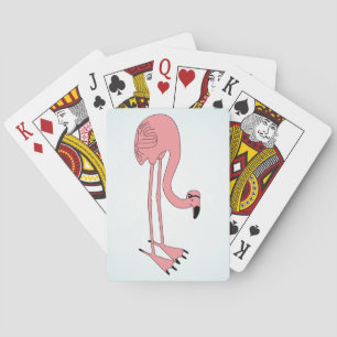 Pink Flamingo Bicycle® Play Speelkaarten