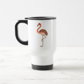Pink Flamingo Bird Lineart-57567 Coffee Mug Reisbeker (Links)