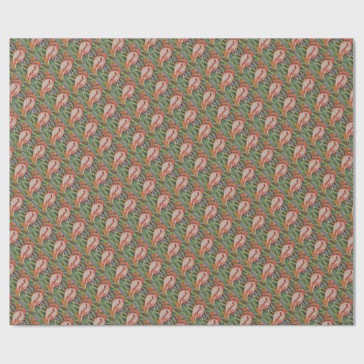 PINK FLAMINGO CADEAUPAPIER (Vlak)