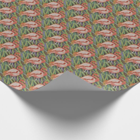 PINK FLAMINGO CADEAUPAPIER (Hoek)