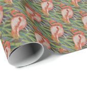 PINK FLAMINGO CADEAUPAPIER (Rol Hoek)