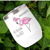 Pink Flamingo Crown Oh Flock Ik ben 60 Verjaardag 