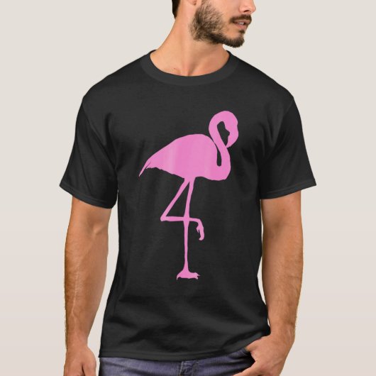 Pink Flamingo Florida Bird T-shirt (Voorkant)