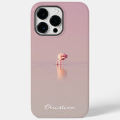 Pink Flamingo Girly Tropical Summer Case-Mate iPhone Case (Achterkant)