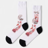 Pink Flamingo Grace | Bella Kotak Style Sokken (Links)