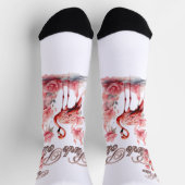 Pink Flamingo Grace | Bella Kotak Style Sokken (Top)