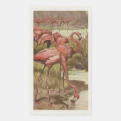Pink Flamingo Guest Towels Servet (Voorkant)