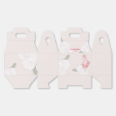 Pink Flamingo Het is een meisje Baby shower Bedankdoosjes (Ongevouwen)