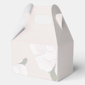 Pink Flamingo Het is een meisje Baby shower Bedankdoosjes (Achterkant)