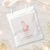 Pink Flamingo Het is een meisje Baby shower Bedankzakje (Geknipt)