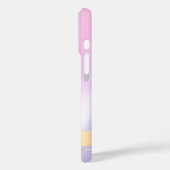 Pink Flamingo Holographic Ombre Case-Mate iPhone Case (Achterkant / Links)