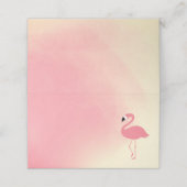 Pink Flamingo | Kaarten plaatsen Plaatskaartje (Buitenkant ongevouwen)