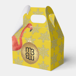 PINK FLAMINGO-kerstcadeaudoos Bedankdoosjes