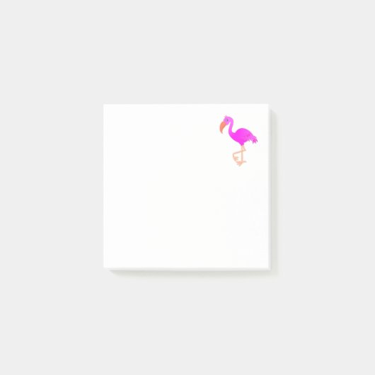 Pink Flamingo Post het Opmerkingen Post-it® Notes (Voorkant)
