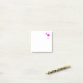 Pink Flamingo Post het Opmerkingen Post-it® Notes (Op bureau)