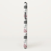 Pink flamingo seamless pattern flowers, leaves Case-Mate iPhone case (Achterkant / rechts)