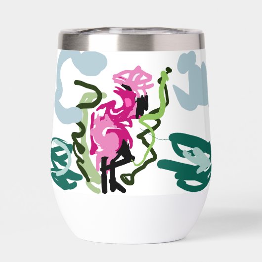 Pink flamingo set (Achterkant)