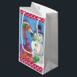 Pink Flamingo Snowman CHRISTMAS GIFT BAG Klein Cadeauzakje<br><div class="desc">Alles in de familie. Breng een glimlach naar je cadeau voor feestdagen. Heel aardig. PINK FLAMINGO EN SNOWMAN CHRISTMAS GIFT BAG Susan Brack</div>