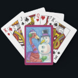 PINK FLAMINGO SNOWMAN CHRISTMAS PLAYCARDS POKERKAARTEN<br><div class="desc">BRENG EEN KLEIN AAN UW HOLIDAY GAMES. PINK FLAMINGO EN SNOWMAN CHRISTMAS DIE KAARTEN SPEELT DRUKDJE,  Magenta Border *Customize ... Zoek overeenkomende items Susan Brack Design</div>