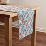 PINK FLAMINGO SNOWMAN CHRISTMAS TABLE RUNNER KORTE TAFELLOPER<br><div class="desc">FLAMINGO'S MAKEN ROZE SNEEUWPOPPEN. VOEG WAT VAKANTIEPLEZIER TOE AAN JE TAFEL. ROZE FLAMINGO KERSTTAFEL RUNNER HERHALEN * Aanpassen ... Kijk voor overeenkomende items Susan Brack ontwerp</div>