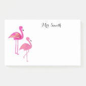 Pink Flamingo Teacher notes Post-it Notities (Voorkant)