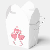 Pink Flamingo Tropical Beach Hawaiian Wedding Bedankdoosjes (Geopend)