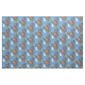 PINK FLAMINGO WITCH, HALLOWEEN FABRIC Repareert Stof (Fat Quarter)