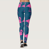PINK FLAMINGO YOGA PANTS LEGGINGS (Achterkant)
