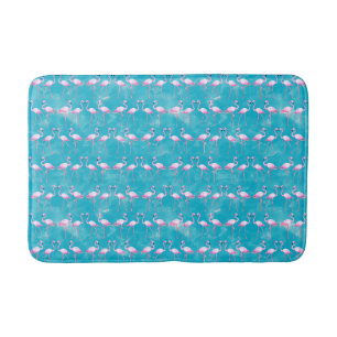 Pink Flamingos Beach Summer Badmat