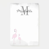 Pink Flamingos gepersonaliseerde Post-it Notes (Voorkant)
