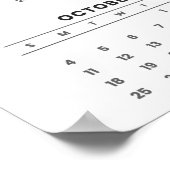 Pink Flamingos in Paradise: 2026 Wall Calendar Poster (Hoek)