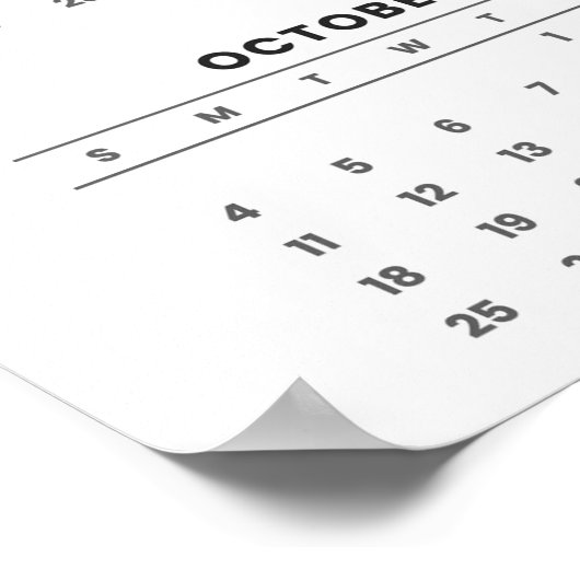 Pink Flamingos in Paradise: 2026 Wall Calendar Poster (Hoek)