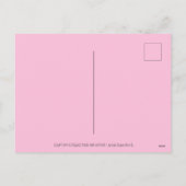 PINK FLAMINGOS MAKEN SNOWMAN, FUNNY CHRISTMAS BIRD FEESTDAGENKAART (Achterkant)