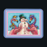 PINK FLAMINGOS MAKEN SNOWMAN, FUNNY CHRISTMAS BIRD MAGNEET<br><div class="desc">GEKKE VLAMINGOS DIE PINK SNOWMAN MAKEN. ZEKER OM TE PASSEN. HUMOROUS HOLIDAY MAGNET *Customize ... .Zoek overeenkomende items Susan Brack-Design</div>