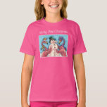 PINK FLAMINGOS MAKEN SNOWMAN, FUNNY CHRISTMAS BIRD T-SHIRT<br><div class="desc">FLAMINGOS MAKEN PINK SNOWMEN. SCHATTIGE "MERRY PINK CHRISTMAS"-HOLIDAY T-SHIRT *Aanpassen ... . Meer kleuren,  stijlen,  Genders Susan Brack-Design</div>