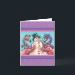 PINK FLAMINGOS MAKEN SNOWMAN, FUNNY CHRISTMAS Blan Kaart<br><div class="desc">GEKKE VLAMINGOS DIE PINK SNOWMAN MAKEN. ZEKER OM TE PASSEN. HUROUWELIJKE HOLIDAY (BLANK INSIDE) KAART/ENVELOPE *Aanpassen ... .Zoek overeenkomende items Susan Brack-Design</div>