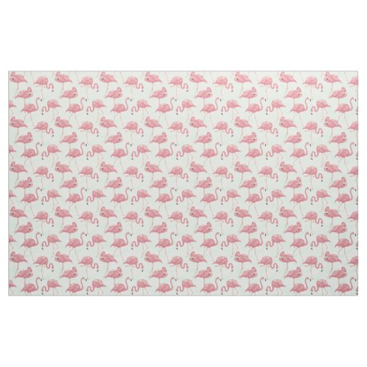 Pink Flamingos Pattern fabric Stof (Yard (91,4 cm))