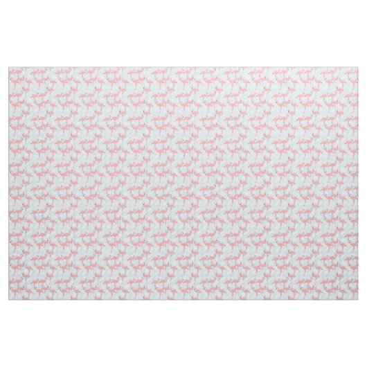 Pink Flamingos Pattern Fabric Stof (Yard (91,4 cm))